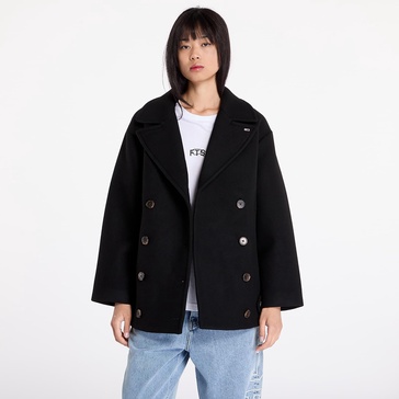 Coat Tommy Jeans Wool Peacoat