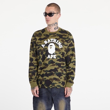 T-shirt A BATHING APE 1St Camo College Long Sleeve Tee