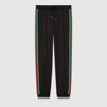 Technical jersey jogging pant