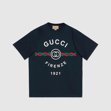 Cotton jersey 'Gucci Firenze 1921' T-shirt