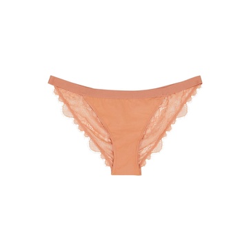 Wild Rose blush lace briefs