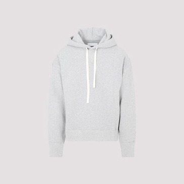 JIL SANDER Men's Grey Cotton Hoodie for FW23