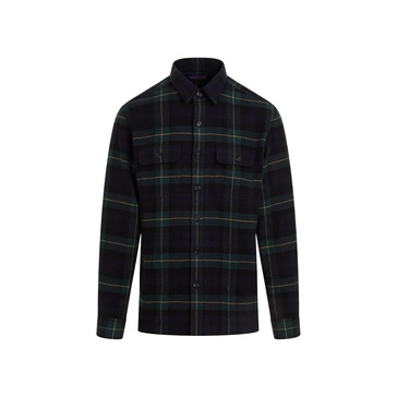 Long Sleeves Wool Blend Shirt