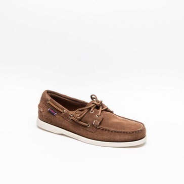 Portland Dark Brown Suede Loafer