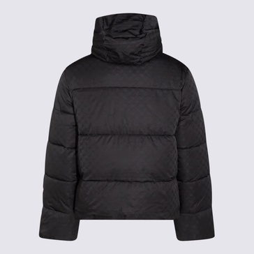 Black Nylon Down Jacket