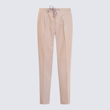 Brunello Cucinelli Beige Cotton Pants