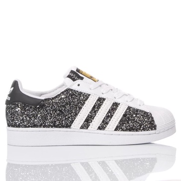 Adidas Superstar Glitter Black