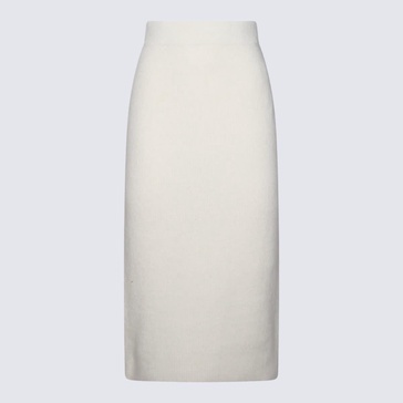 White Wool Skirt