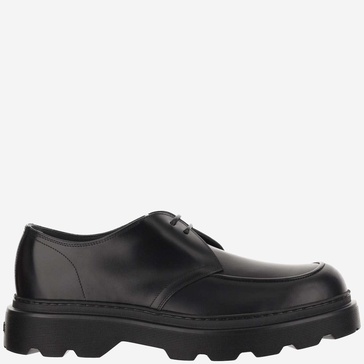 TOD'S Elegant Leather Derby Dress Shoes