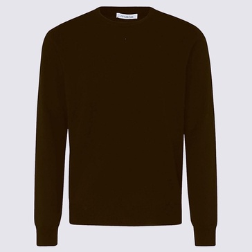 Brown Wool Knitwear