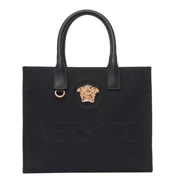 Versace 'Versace Allover' Small Shopping Bag