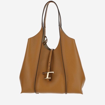 Tod's T Timeless Medium Leather Hobo Bag