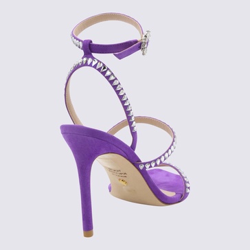 Violet Suede Sandals