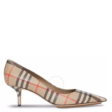 Burberry Vintage Check Leather Pumps