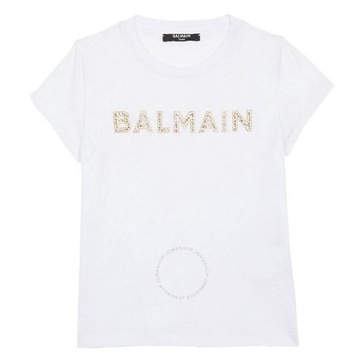 Balmain White Tops T-Shirts & Henleys