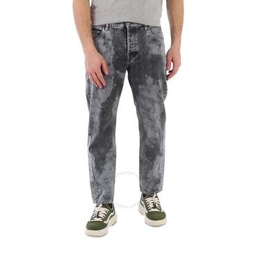 A Cold Wall Men's Grey Wash Fade Form Slim Jean