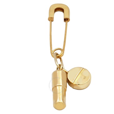 Ambush Men's Gold Pill-Charm Safety-Pin Earring