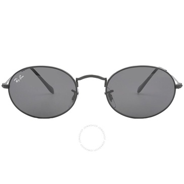 Ray Ban Oval Dark Gray Unisex Sunglasses RB3547 002/B1 51