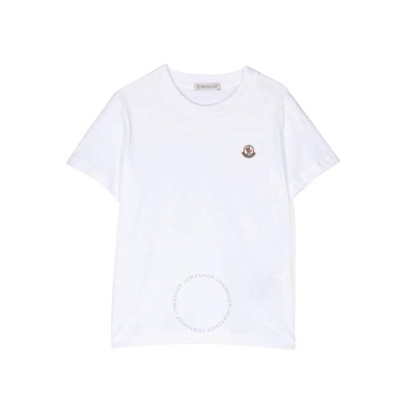 Moncler Kids Logo Patch Cotton T-Shirt