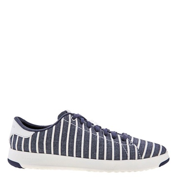 Cole Haan Ladies Blue, White Grandpro Tennis Sneaker