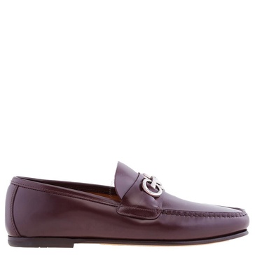 Salvatore Ferragamo Galileo Gancini Ornament Slip-On Loafers