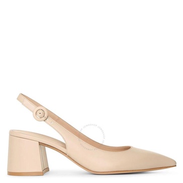 Gianvito Rossi Ladies Agathe Slingback Leather Pumps