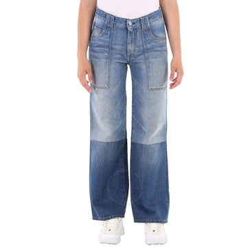 Victoria Beckham Ladies Blue Serge High-Rise Jeans