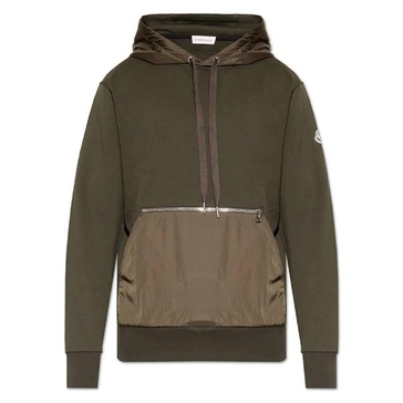 Moncler Long Sleeve Zip Pocket Hoodie