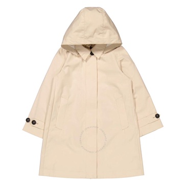 Save The Duck Girls Beige Suri Hooded Raincoat