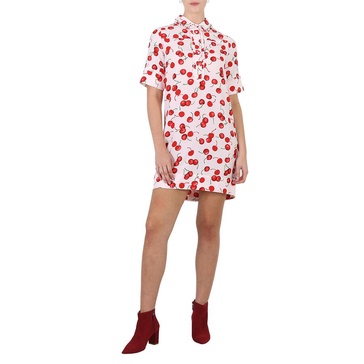 Essentiel Antwerp Cherry Print Short Sleeve Dress