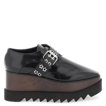 Stella Mccartney Black Elyse Stud Band Platform Sneakers