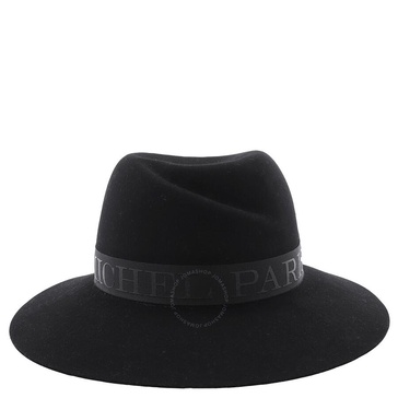 Maison Michel Ladies Black Virginie Fedora Hat