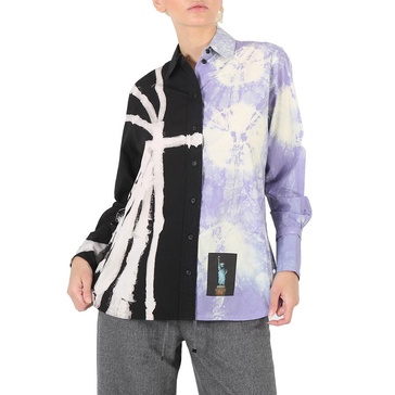 Proenza Schouler Ladies Multicolor Tie Dye Shirting