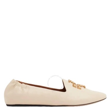 Tory Burch New Cream Eleanor Leather Loafers