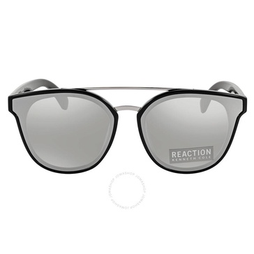 Kenneth Cole Reaction Smoke Mirror Round Unisex Sunglasses KC2835 01C 63