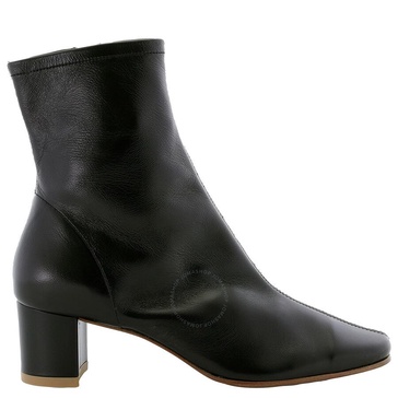 By Far Ladies Black Leather Sofia Ankle Boots