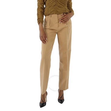 Filles A Papa Ladies Camel High Waist Tailored Pants