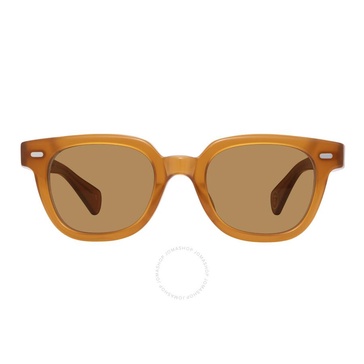 Garrett Leight GLCO x JOSH PESKOWITZ SUN Marigold Square Men's Sunglasses 2146 OR/MAG 47