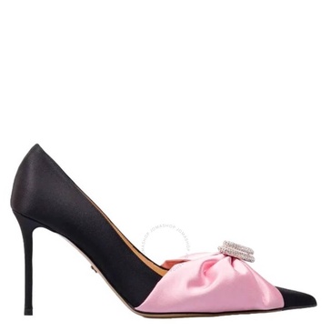 Mach & Mach Double Heart Satin Pumps