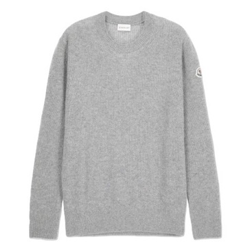 Moncler Girocollo Tricot Logo-Patch Jumper