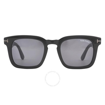 Open Box - Tom Ford Dax Smoke Square Men's Sunglasses FT0751-N 01A 50