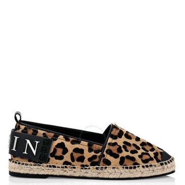 Philipp Plein Leopard Print Ponyskin Espadrilles