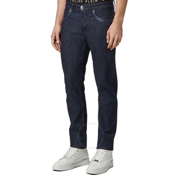 Philipp Plein Elaphe Luxury Super Straight Cut Denim Jeans