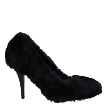 Stella Mccartney Black Ryder Shaggy Stiletto Pumps