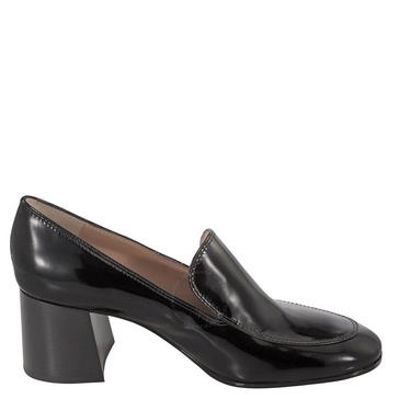 Gianvito Rossi Ladies Orly Calf Leather Mid-heel Loafers