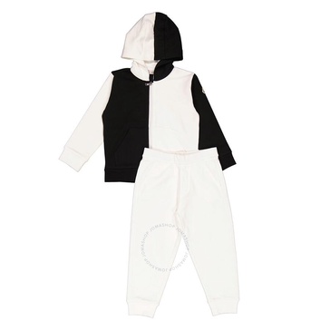 Moncler Boys Bicolor Stretch Cotton Tracksuit Set