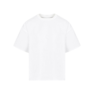 BOTTEGA VENETA White Cotton Crew-Neck T-Shirt for Women - SS24 Collection