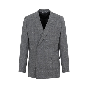 DIOR HOMME Grey Wool Men's Jacket for FW22