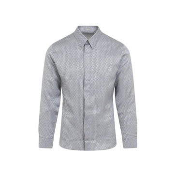 DIOR HOMME Luxurious Silk Long Sleeve Shirt for Men