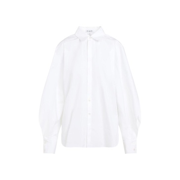 ALAIA Elegant Cotton Round Shirt